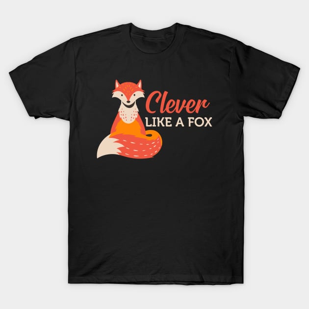 Clever Fox T-Shirt by Imutobi